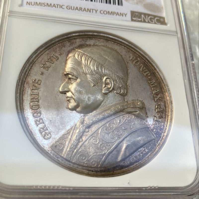 Top Pop・最高鑑定】NGC鑑定MS61 ヴァチカン バチカン市国 1839年