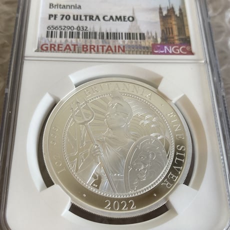 【NGC鑑定PF70】ロイヤルミント 2022年通常版 1オンス銀貨 シルバープルーフコイン 英国 イギリス造幣局 BRITANNIA Royal Mint
