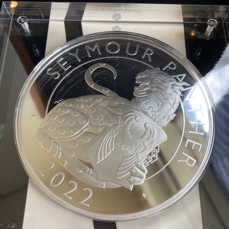 【2kg銀貨】 2022 ロイヤルテューダービースト シーモアのパンサー・豹 2キログラム 1,000ポンド銀貨 シルバープルーフコイン チューダー ロイヤルミント