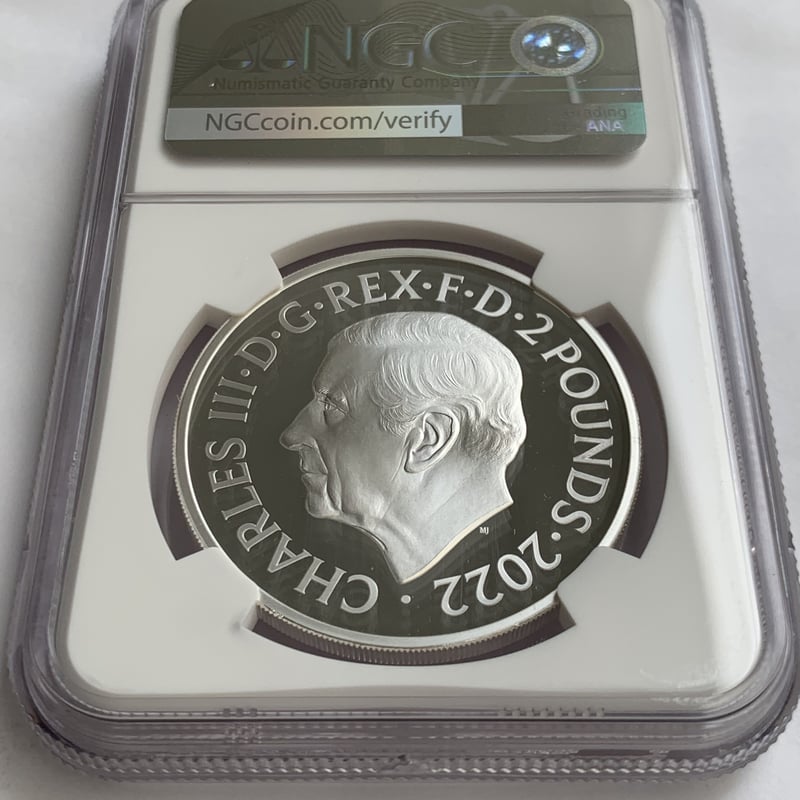 NGC鑑定PF70 2022年 ロイヤルミント エリザベス2世女王陛下 追悼記念