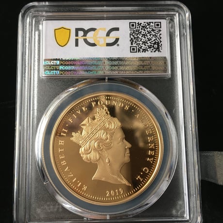 PCGS PR70DCAM Una  Lion Alderney ウナとライオン 2019 イギリス領オルダニー島 ５ポンドプルーフ金貨 ゴールド コイン エリザベス ヴィクトリア