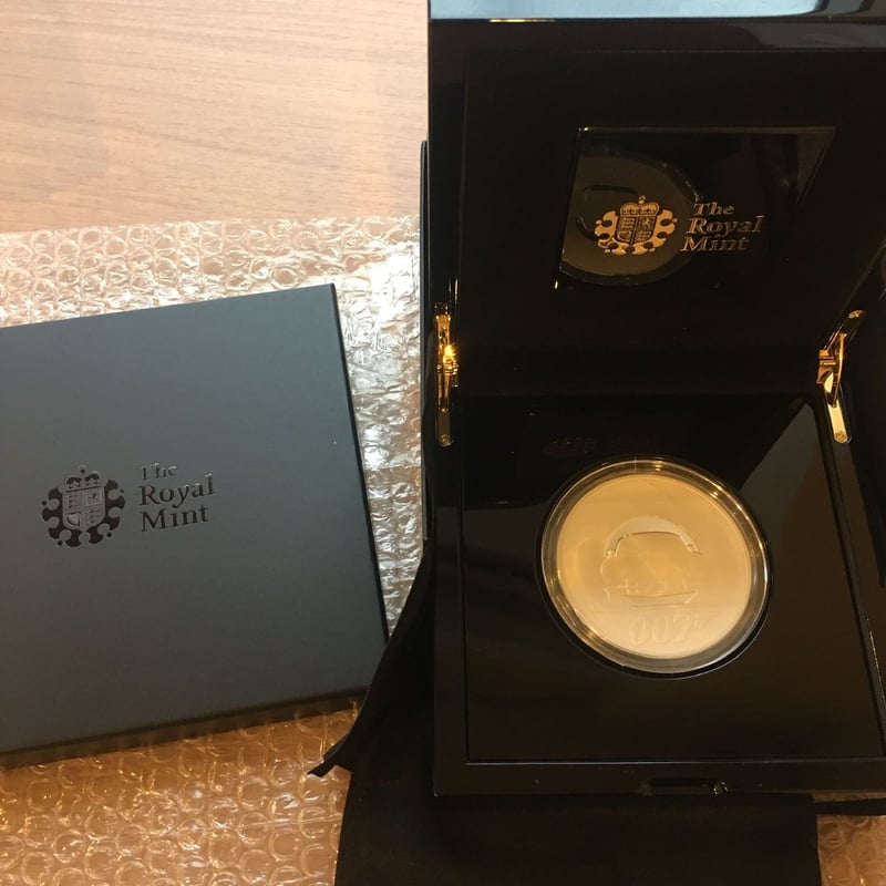77jxfgd2020年5オンス007ボンド銀貨 007・5オンス銀貨】2020年 007 ジェームズ・ボンド 10ポンド