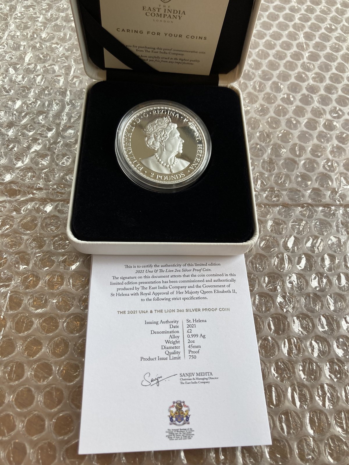 2023 ウナとライオン2oz シルバー 2023 ウナとライオン2oz シルバーコイン