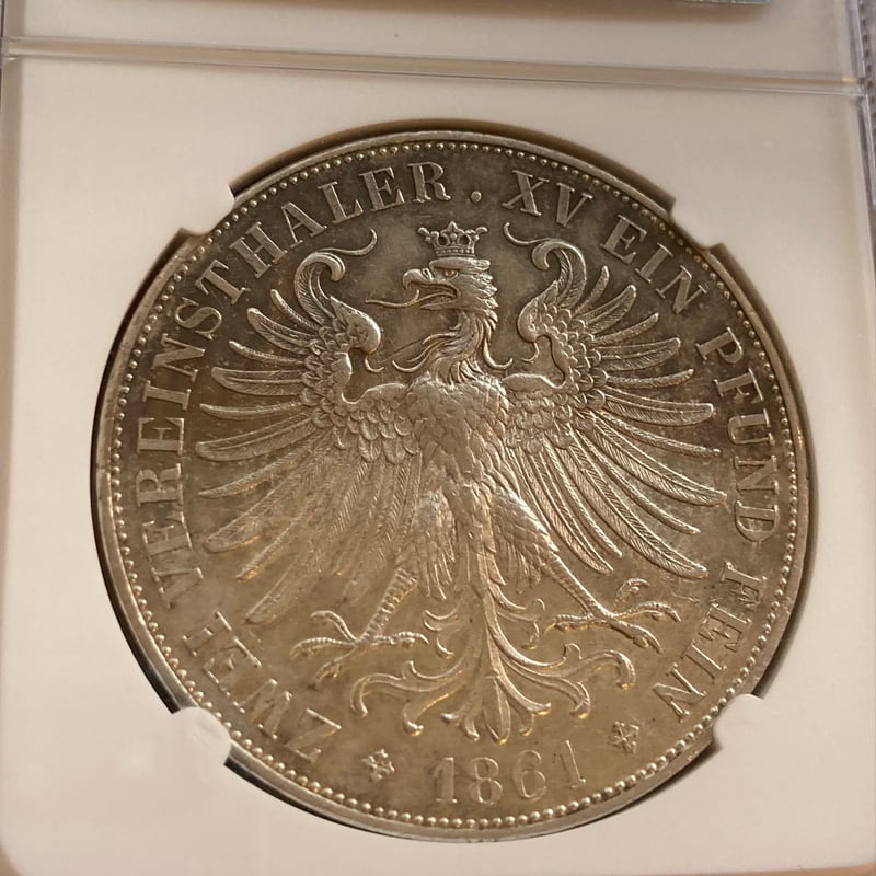 1804年～1848年ドイツ　プロイセン 6 x 1/6 ターラー銀貨プラス1 1610年 ザクセン・ワイマール ターラー銀貨 アンティークコイン