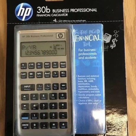 【新品】HP 30b Business Professional Financial Calculator RPN ヒューレットパッカード 金融電卓 北米版