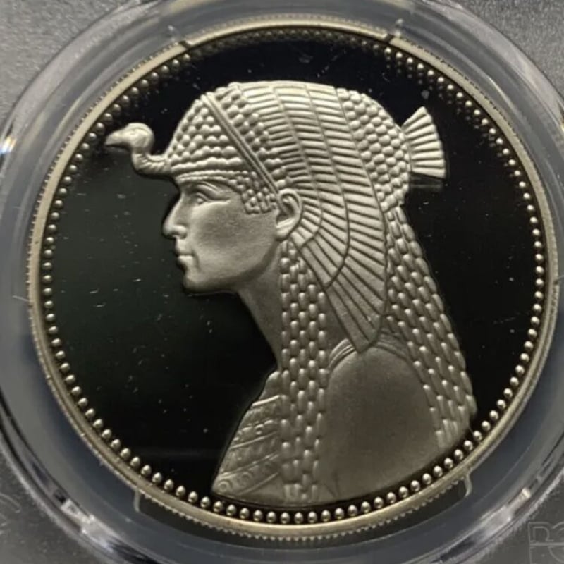 美品❗エジプト 5ポンドプルーフ銀貨(クレオパトラ)1993年