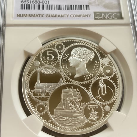 NGC鑑定PF70 ロイヤルミント 2019年 ヴィクトリア女王  生誕200周年記念銀貨 シルバー プルーフコイン イギリス 英国