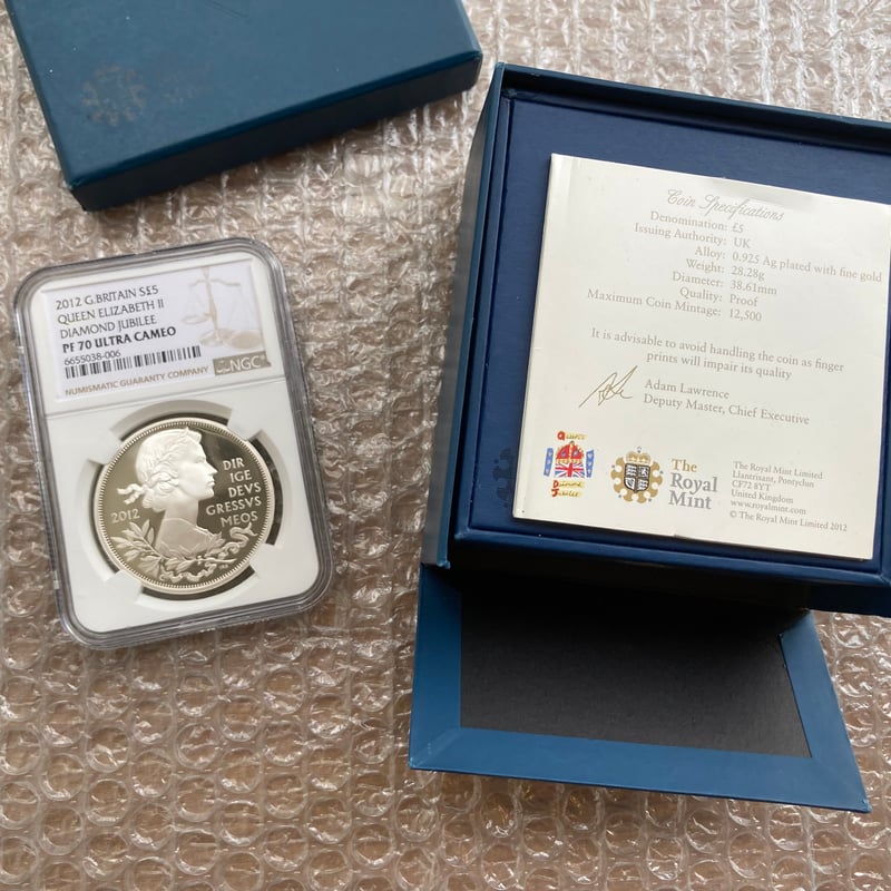 NGC鑑定PF70 ダイヤモンドジュビリー 2012年 エリザベス女王60