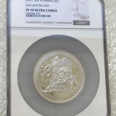 【mini】ウナとライオン　クリスマス仕様メダル mini】ウナとライオン クリスマス仕様メダル mini】ウナと