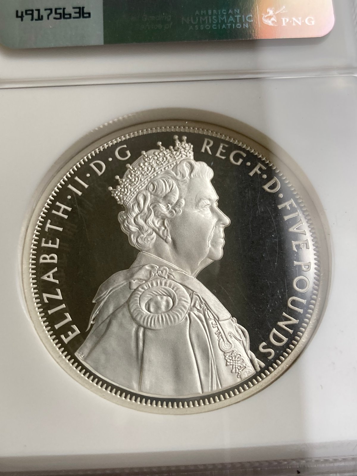 ピエフォー版 NGC鑑定PF68 ダイヤモンドジュビリー 2012年 エリザベス
