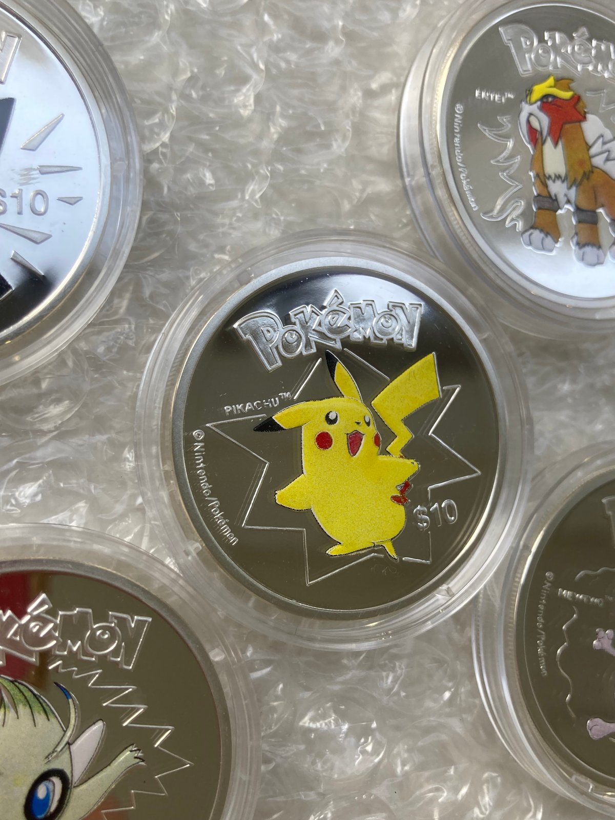 【美品】ポケモンニウエイーグルコインバトルパートナーズピカチュウ ミューツー 美品】ポケモンニウエイーグルコインバトルパートナーズ