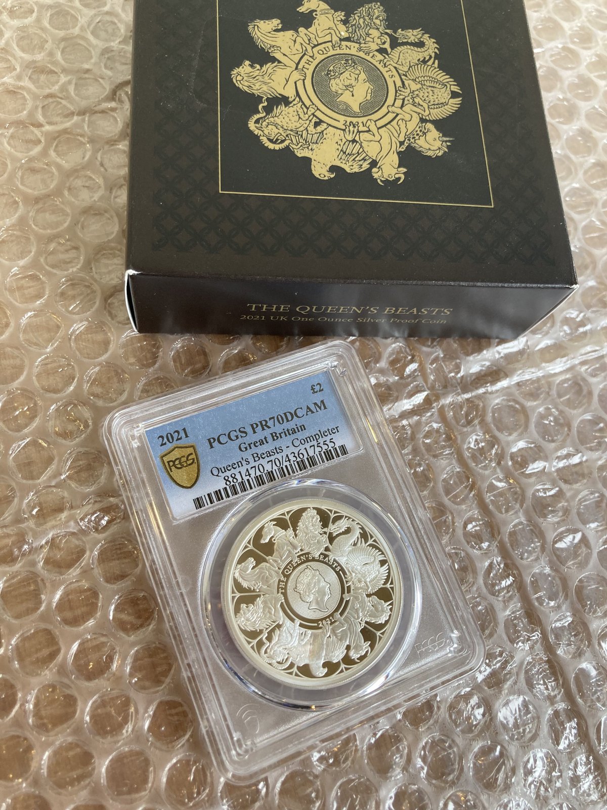 【特別価格】クイーンズビースト 銀貨 ロイヤルミント 2021  PCGS 特別価格】クイーンズビースト 銀貨 ロイヤルミント 2021 コイン PCGS