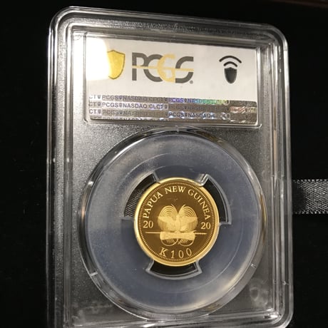 2020 パプアニューギニア 極楽鳥 100キナ 1/4オンス 金貨 プルーフコイン PCGS PR70DCAM Papua New Guinea Bird of Paradise