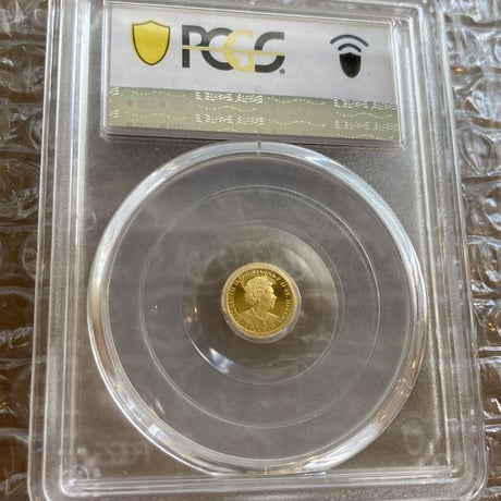 PCGS最高鑑定PR69 ウナとライオン 2021年 イギリス領セントヘレナ造幣局 £2 1/2g 金貨 ゴールド プルーフコイン 0.5g Una Lion