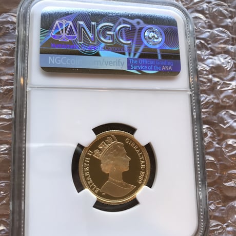 【最高鑑定】NGC PF70 ULTRA CAMEO 1989 GIBRALTAR 1SOV Una and the Lion ウナとライオン ジブラルタル イギリス ソブリン  アンティーコイン