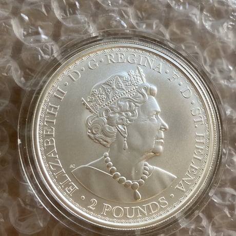 2oz 2022年・BU版 ウナとライオン セントヘレナ造幣局 2オンス銀貨 シルバーコイン Una Lion