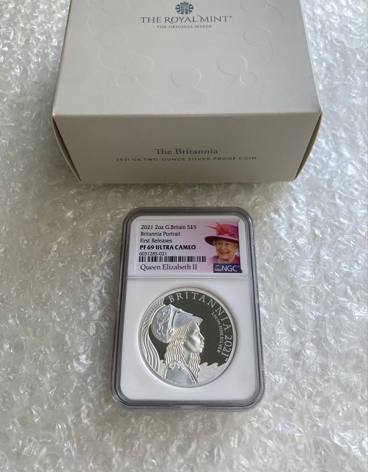 2021年 ブリタニア 銀貨 1oz 二枚（PF69 MS69） 2021年 ブリタニア