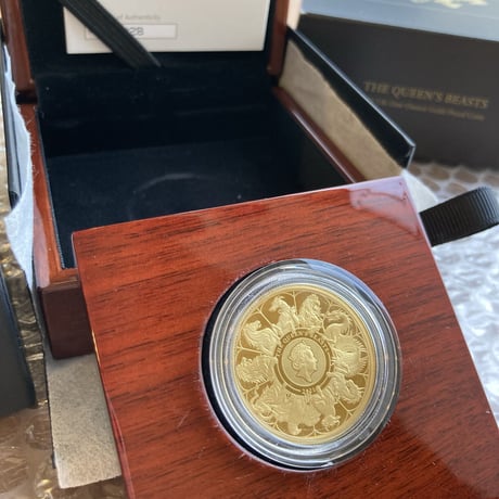 2021 クイーンズビースト コンプリート・最終版 1オンス 100ポンド金貨 ゴールド プルーフコイン QUEEN'S BEASTS COMPLETER 1oz Gold