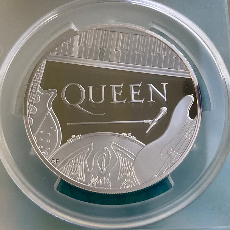 世界で5枚・PCGS鑑定PR70・5oz】 QUEEN ミュージック・レジェンド