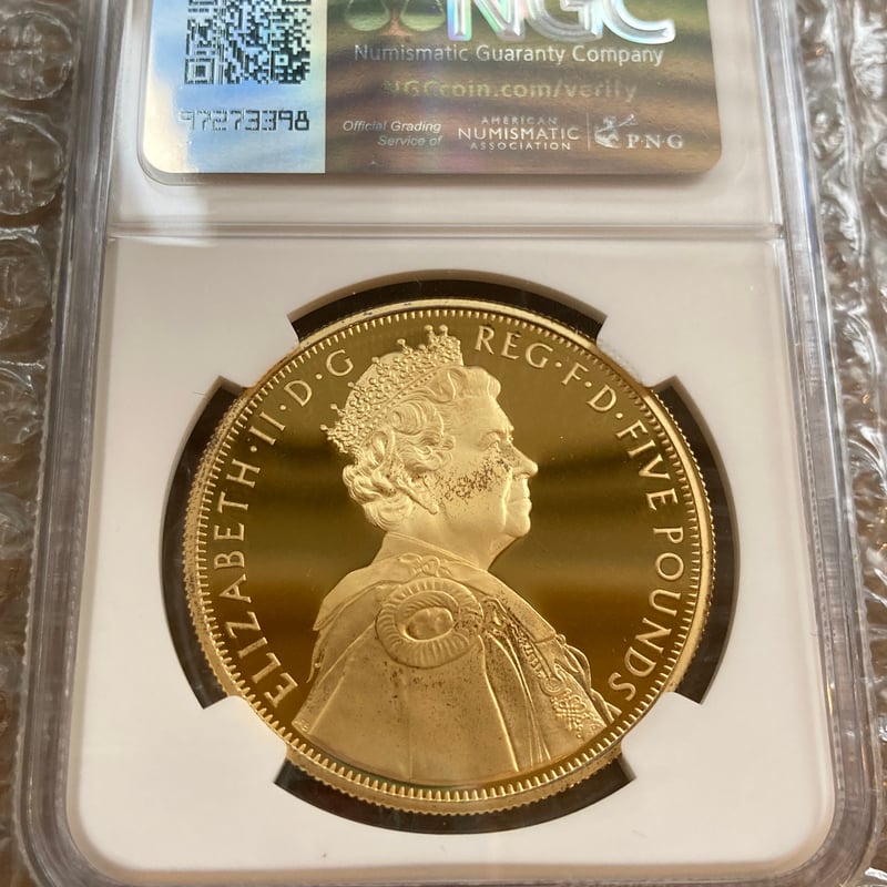 NGC鑑定PF68 ダイヤモンドジュビリー 2012年 エリザベス女王60周年記念