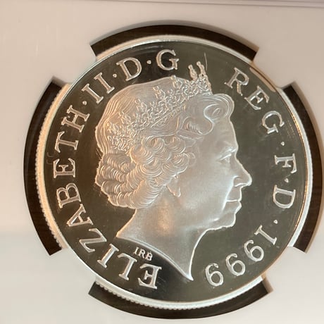 NGC鑑定PF68UC 1999年 イギリス ダイアナ妃追悼祈念 5ポンド銀貨 シルバープルーフコイン 英国 ロイヤルミント Diana