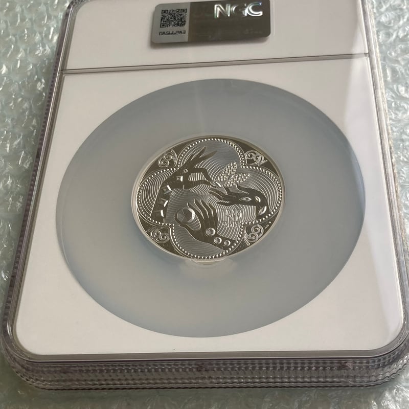 5オンス銀貨 ヴァンクリーフ＆アーペル フランス造幣局 NGC鑑定PF68