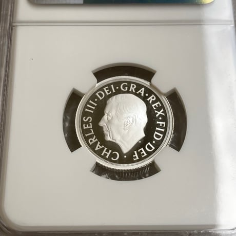 NGC鑑定PF70+FR ロイヤルミント 2025年 ソブリン銀貨 ピストルッチ 聖ジョージの竜退治 シルバープルーフコイン Royal Mint Sovereign