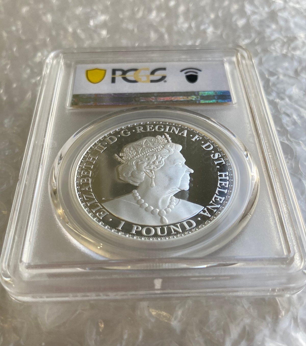 PCGS鑑定PR69DCAM】 ウナとライオン 2022年 イギリス領セントヘレナ