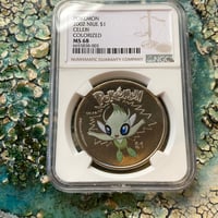 【2002年日本限定販売】ポケモンピチュー　1ドル硬貨　泰星コイン　ニウエ　希少 希少！ ニウエ ポケモン ピカチュウ 2002年 1ドル カラー
