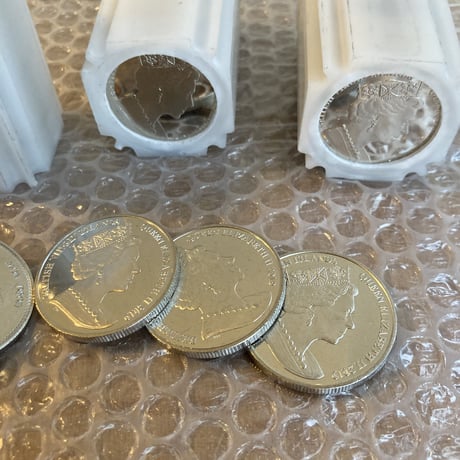 【20枚セット】 ウナとライオン 2019 イギリス領ヴァージン諸島造幣局 ニッケル硬貨 コイン 英国 UnaLion