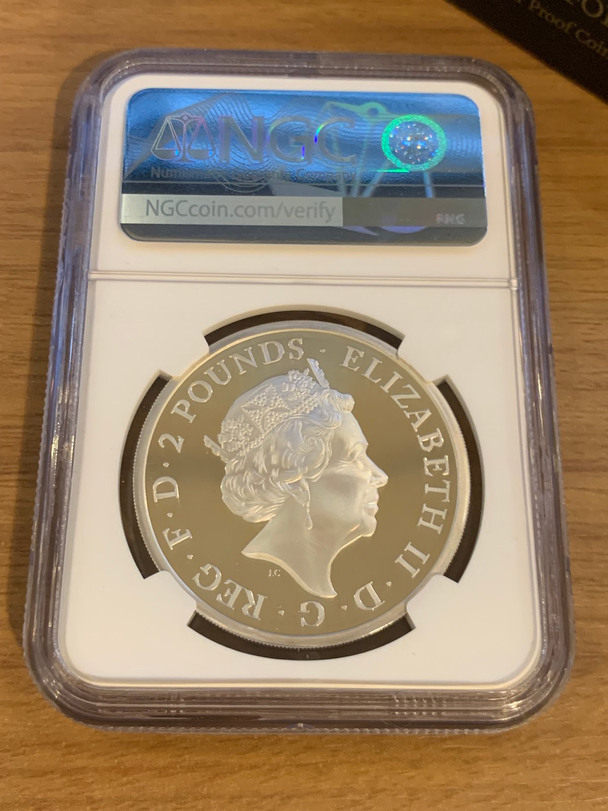 NGC鑑定PF68 ロイヤルミント クイーンズビースト 2021年