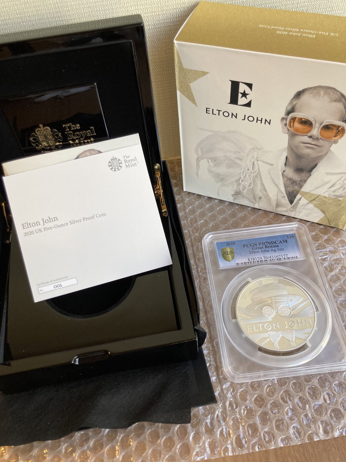 【最高鑑定】2020年 イギリス 銀貨 エルトン ジョン NGC 70 ラスト！ 最高鑑定】2020年 イギリス 銀貨 エルトン ジョン NGC 70 ラスト！