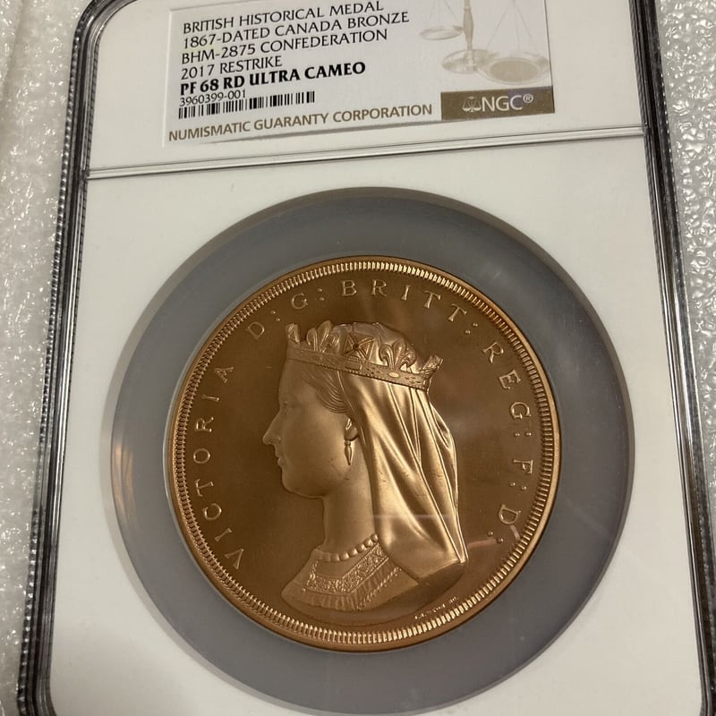 NGC鑑定品】カナダのウナとライオン 10オンス 銅メダル ブロンズ