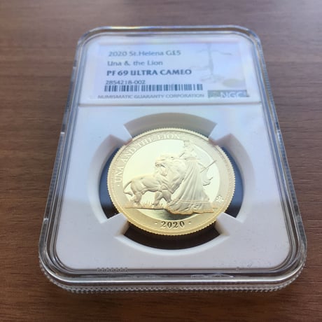 【NGC・PF69UC】発行枚数200枚 ウナとライオン 2020 セントヘレナ版 1オンス金貨 ゴールド プルーフコイン Una Lion St.Helena Gold Proof Coin