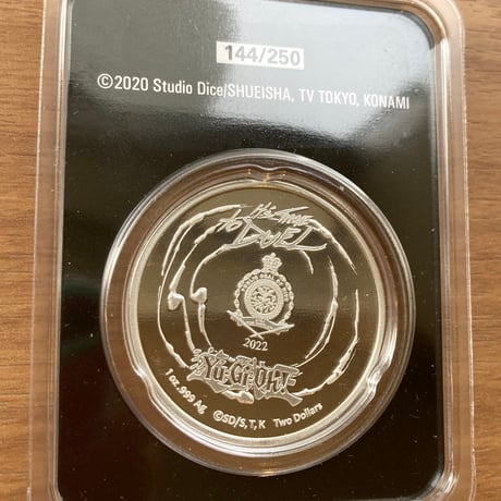 【250枚限定】遊戯王 ブラック・マジシャン・ガール コイン ニウエ国 1オンス 2ドル銀貨 ※トレーディングカード・トレカではない