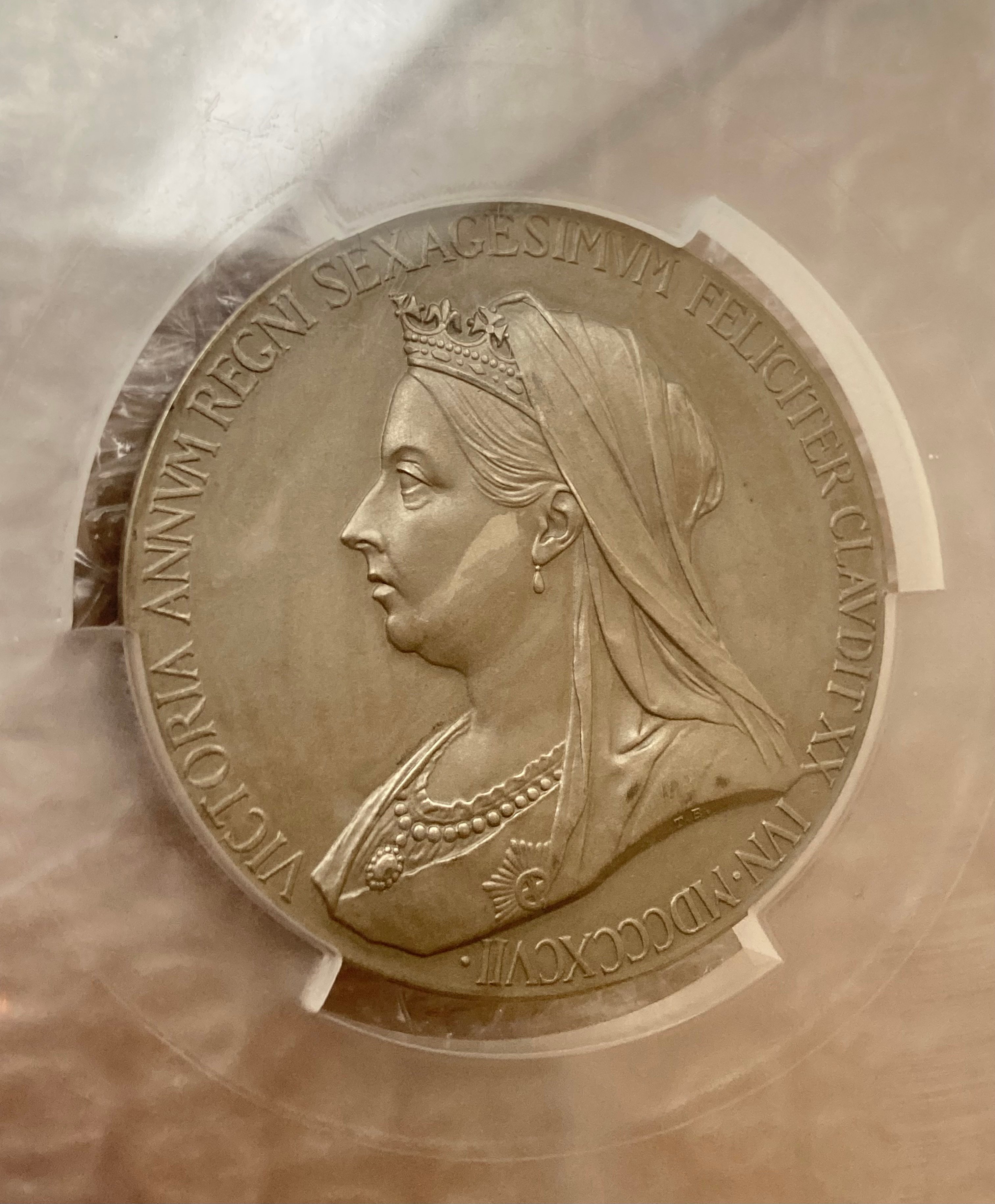 1977年銘　イギリス　ジュビリー　メダルPR64 PCGS 準最高鑑定 original