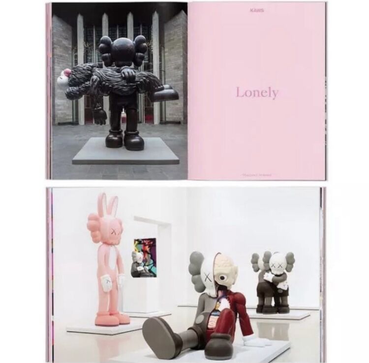 KAWS カウズ NGV限定 ポストカード 02 新品 KAWS NGV公式 アートビジュアルブック 日本未発売 カウズ 作品集