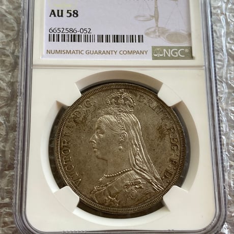 1892年ビクトリア女王ブリティッシュシルバー「ジュビリーヘッド」