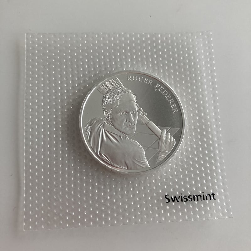 2022?新作】 記念 ロジャー・フェデラー コイン coin Federer 銀貨