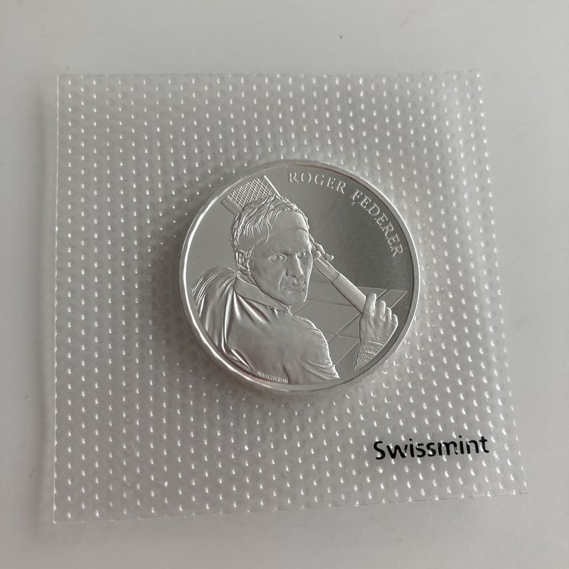 【入手困難】Silver coin Federer/フェデラー コイン 記念銀貨