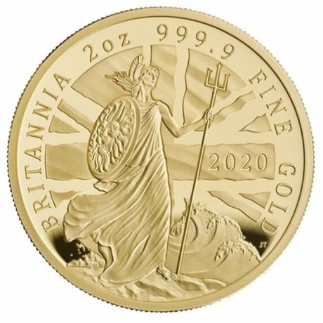 【2オンス金貨】2020年 ブリタニアコイン プルーフ ゴールド 英国 イギリス ロイヤルミント BRITANNIA  2oz GOLD PROOF COIN Royal Mint