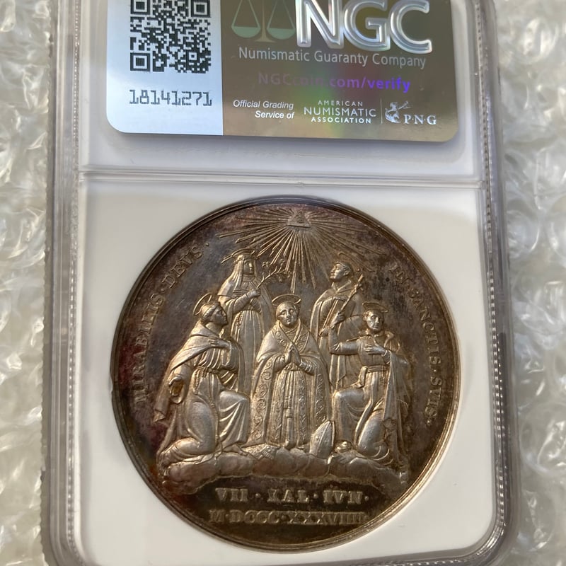 Top Pop・最高鑑定】NGC鑑定MS61 ヴァチカン バチカン市国 1839年 Top Pop・最高鑑定】NGC鑑定MS61 ヴァチカン バチカン市国 1839年