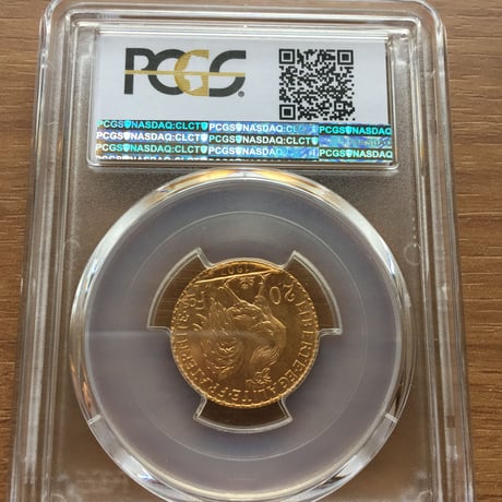 【PCGS MS66】フランス 1907年 20フラン ルースター金貨 コイン ゴールド 聖マリアンヌ 1907 FRANCE G20F