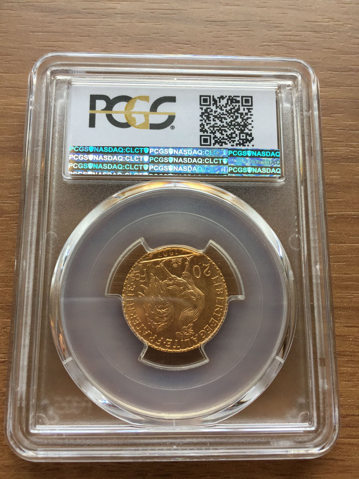 PCGS MS66】フランス 1907年 20フラン ルースター金貨 コイン ゴールド