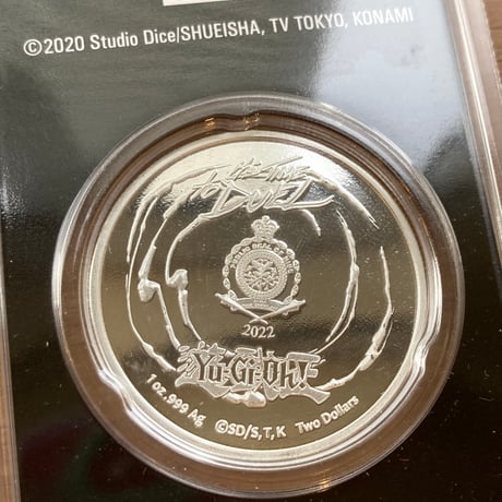 【250枚限定】遊戯王 ブラック・マジシャン・ガール コイン ニウエ国 1オンス 2ドル銀貨 ※トレーディングカード・トレカではない