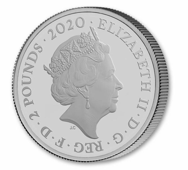 2022年　007 ジェームズボンド銀貨　カラー 保証書・カプセル付き] 2022年 (新品) ツバル「ジェームズ