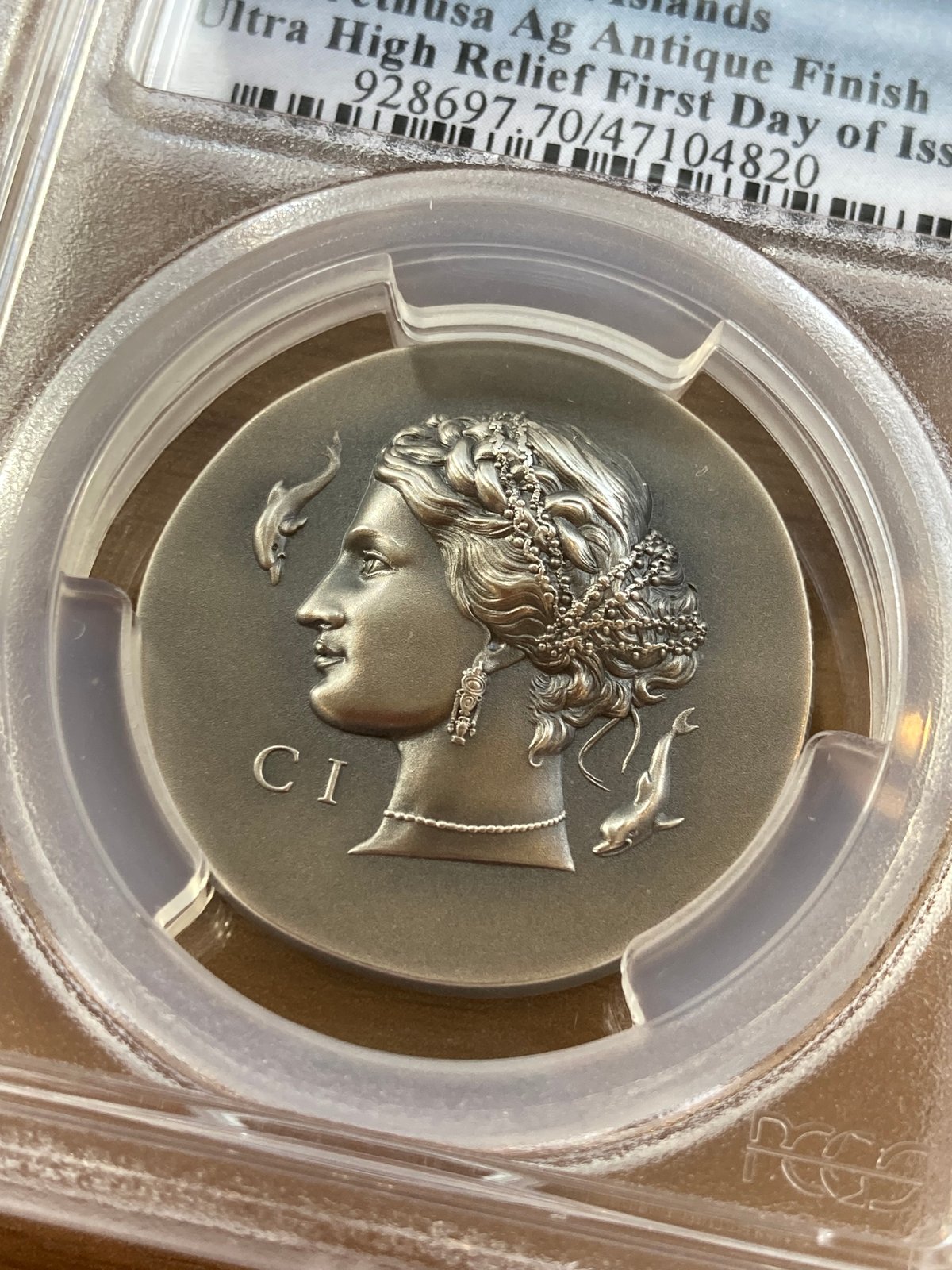 PCGS発行即日鑑定MS70+FDI アレトゥーサ クック諸島 2023年 5