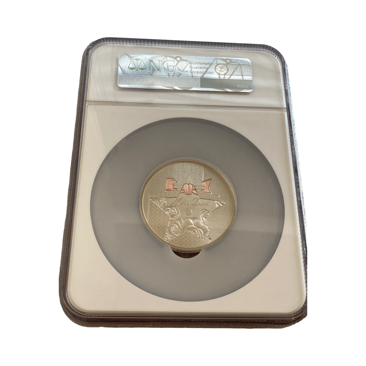 世界で1枚のNGC鑑定MS70】Dior公式 ディオール シルバーメダル 銀 ミス