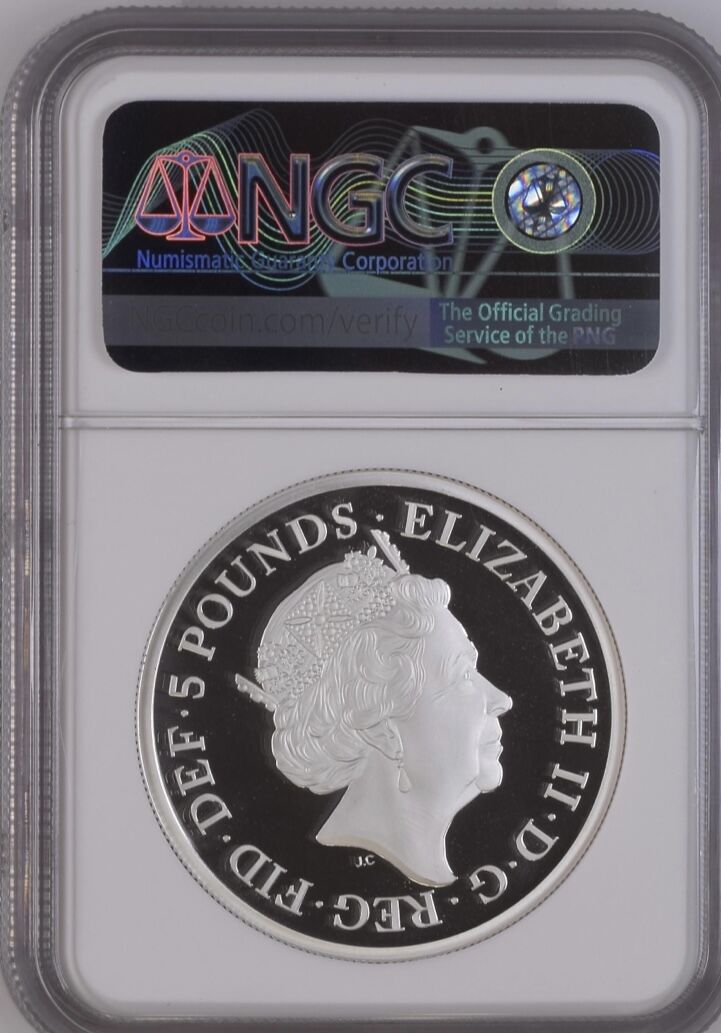 NGC鑑定 PF70UC+FR】2オンス銀貨 ロイヤルミント 2021年 プレミアム