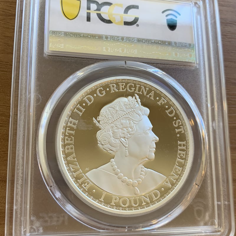 ホワイトスポット多め PCGS鑑定PF69 ウナとライオン 2021年 イギリス領